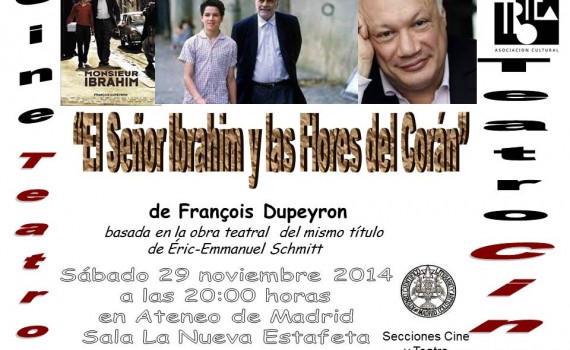 El señor Ibrahim y las flores del Corán, François Dupeyron, basada en la obra teatral del mismo título de Éric-Emmanuel Schmitt.