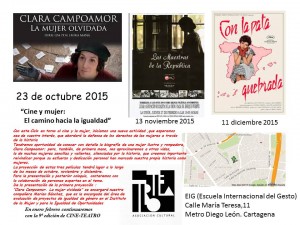 Ciclo Cine y Mujer, Trotea